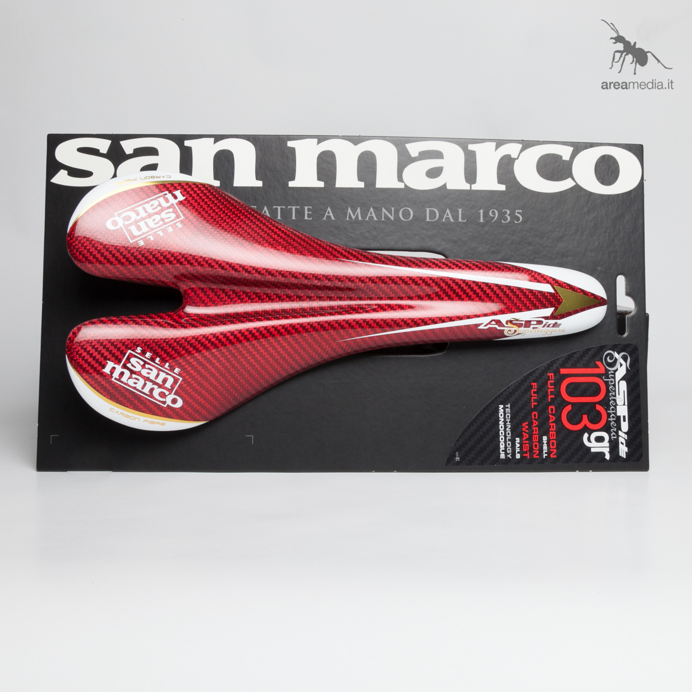 Selle San Marco Aspide Superleggera red